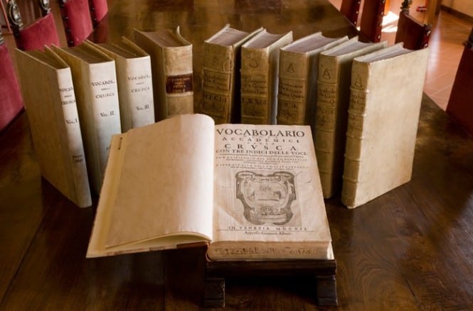 Academia de la Crusca library - Vocabolario degli Accademici della Crusca
